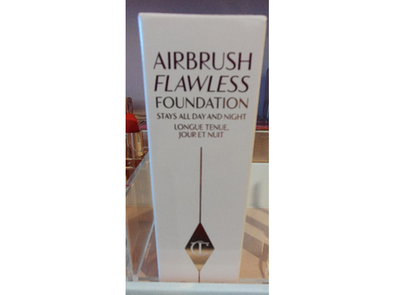 Charlotte Tilbury Airbrush Flawless Foundation, 6 Neutral, 1 fl oz/30 mL