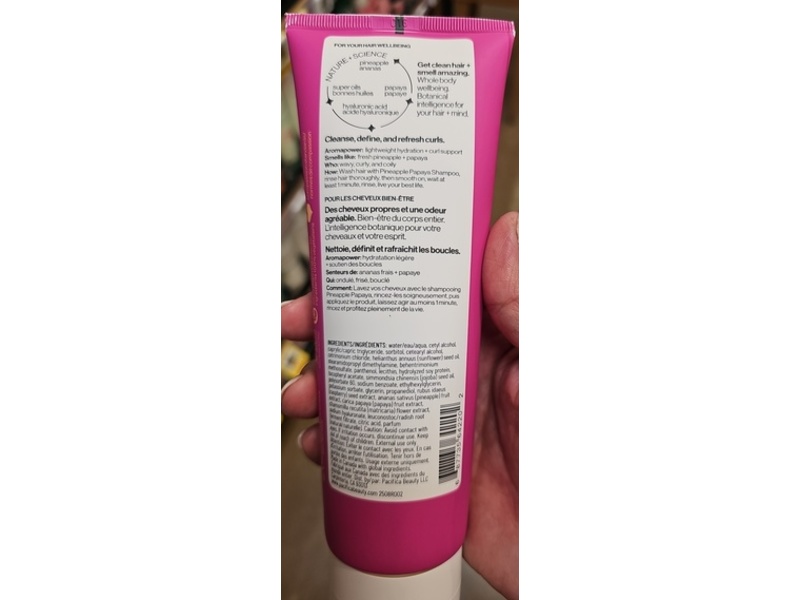 Pacifica Curl Love Conditioner, Pineapple+Papaya, 8 fl oz/236 mL