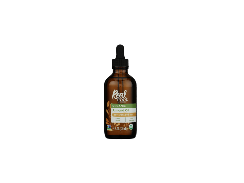Real Root By Sprouts Organic Almond Oil, 4 fl oz/120 mL