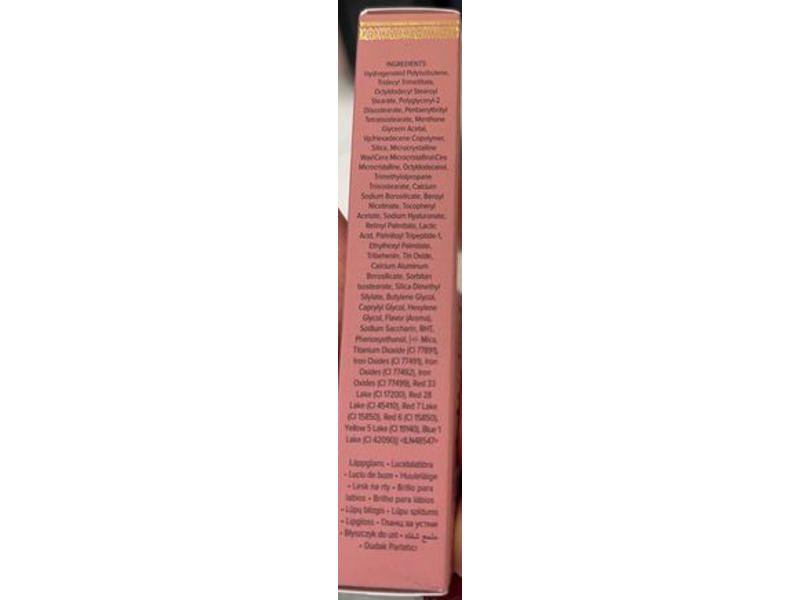 Too Faced Lip Injection Lip Gloss, Power Plumping, Glossy & Bossy, 0.22 fl oz/6.5 mL