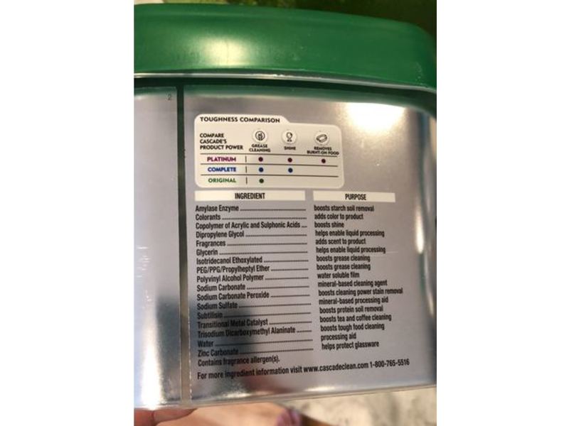 Cascade Platinum ActionPacs, Lemon Scent, 20 oz/568 g, 36 Pacs