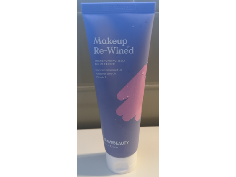 KraveBeauty Makeup Re-Wined Transforming Jelly Oil, 3.4 fl oz/100 mL