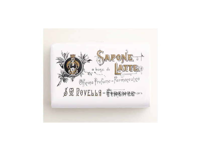 Santa Maria Novella Milk Bar Soap, Rose, 3.5 oz/100 g