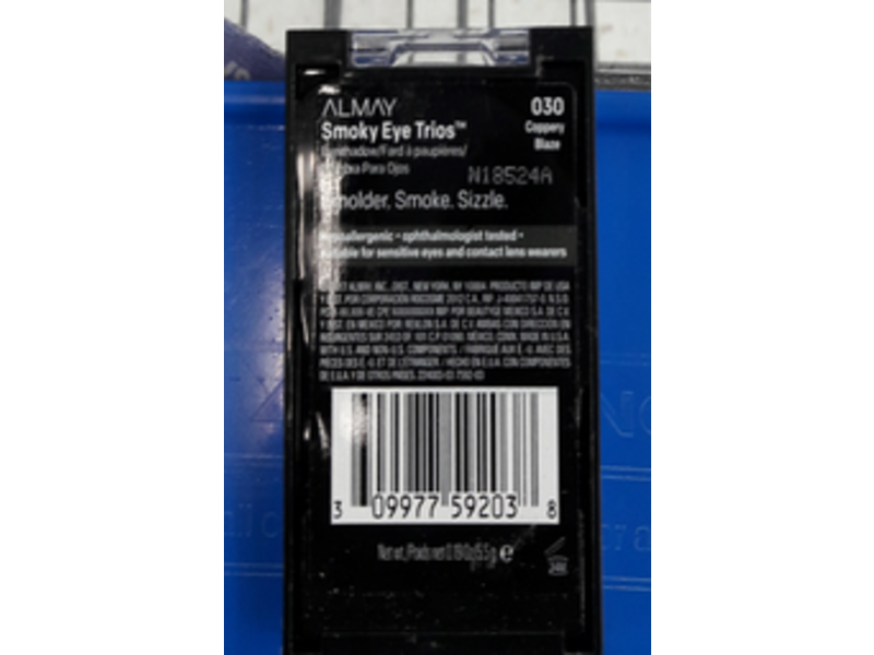 Almay Smoky Eye Trios Eyeshadow, 030 Coppery Blaze, 0.19 oz/5.5 g