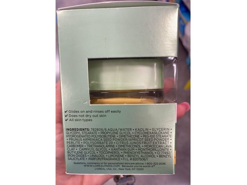 L'Oréal Paris Pure-Clay Mask Clarify & Smooth, 1.7 oz/48 g