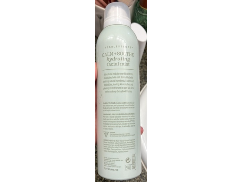 PearlEssence Calm + Soothe Hydrating Facial Mist, Cucumber + Green Tea + Aloe, 8 fl oz/236 mL