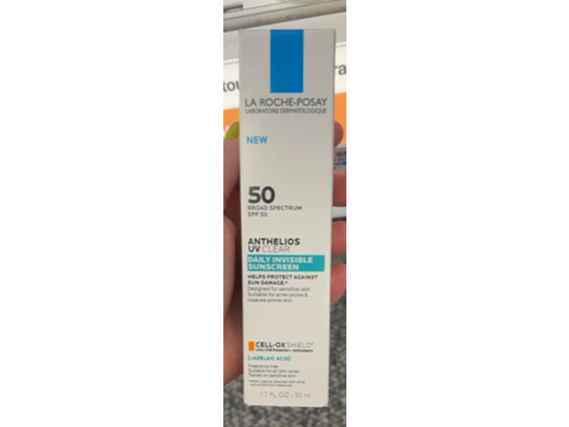 La Roche Posay Daily Invisible Sunscreen, SPF 50, 1.7 fl oz/50 mL