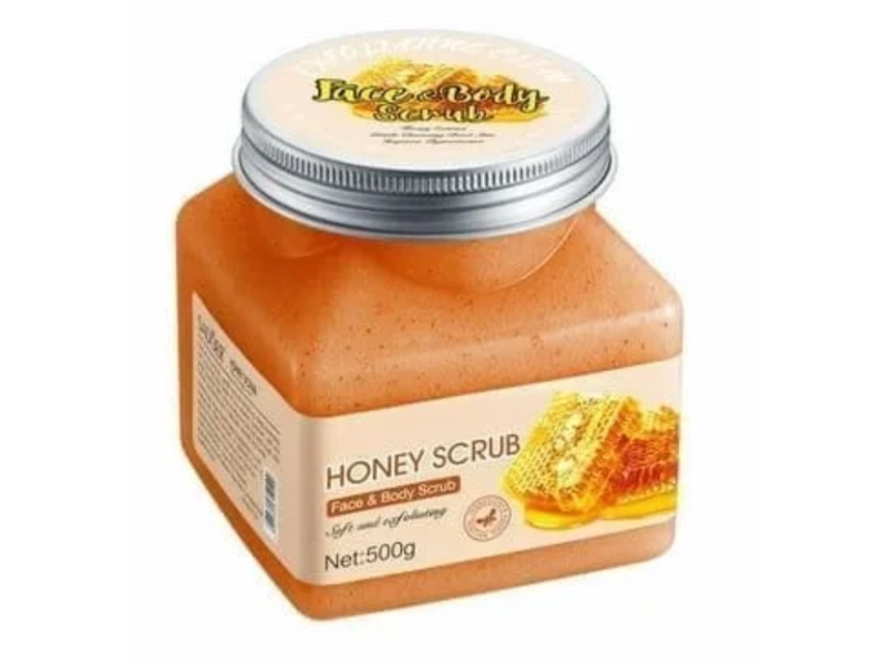 Sadoer Face & Body Scrub, Honey, 500 g