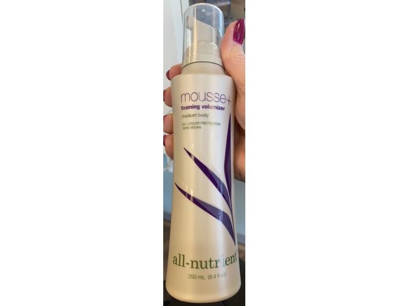 All-Nutrient Mousse+ Foaming Volumizer, Medium Body, 8.4 fl oz/250 mL