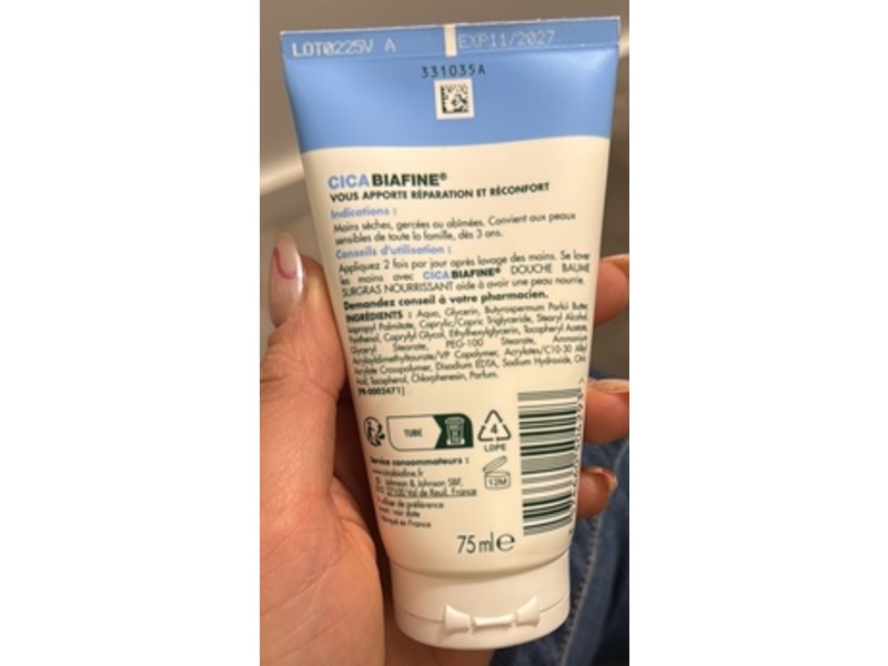 Cicabiafine Intense Repair Hands Cream, 75 mL