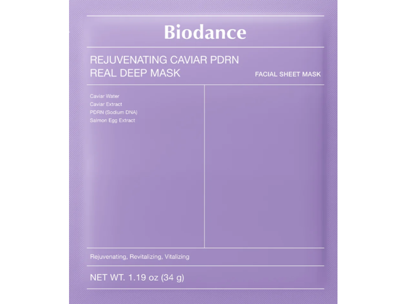 Biodance Rejuvenating Caviar Pdrn Real Deep Mask, 28.78 oz/816 mL, 24 Count