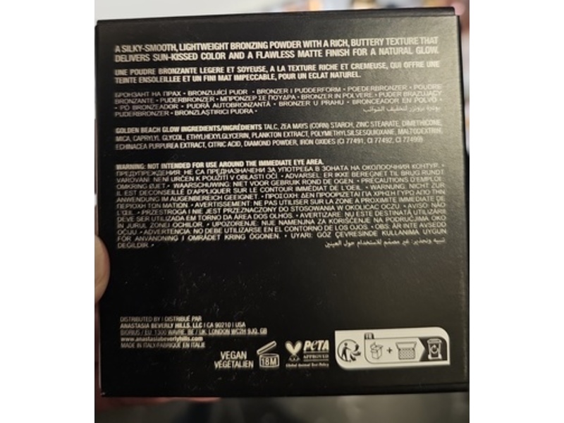 Anastasia Beverly Hills Smooth Blur Bronzer, Golden Beach Glow, 0.35 oz/10 g