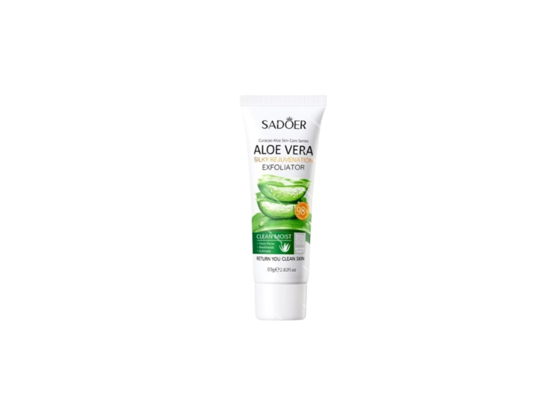 Sadoer Silky Rejuvenation Exfoliator Gel, Aloe Vera, 2.82 oz/80 g