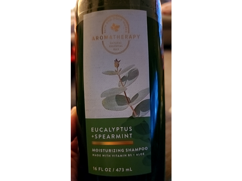 Bath & Body Works Aromatherapy Moisturizing Shampoo, Eucalyptus + Spearmint, 16 fl oz/473mL
