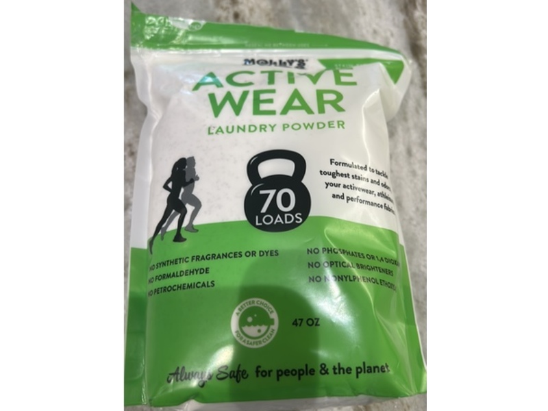 Molly's Suds Active Wear Laundry Powder, 70 Loads, 47 oz