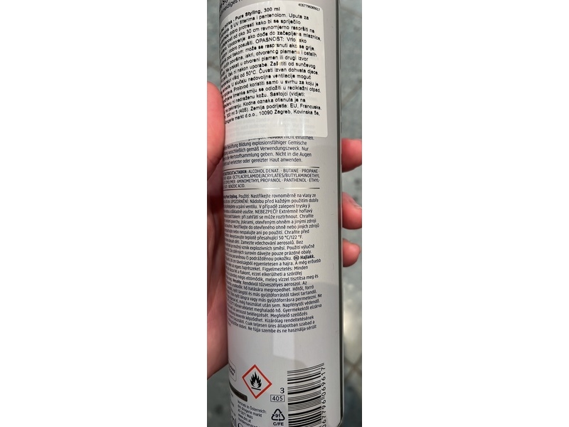 Balea Pure Styling hairspray, 300 mL