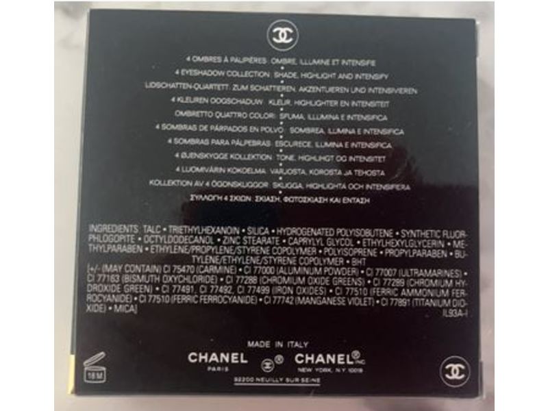 Chanel Les 4 Ombres Multi Effect Quadra Eyeshadow, 324 Blurry Blue, 0.07 oz/2 g
