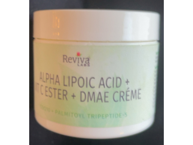 Reviva Labs Alpha Lipoic Acid + Vit C Ester + DMAE Creme, 2.0 oz/55 g