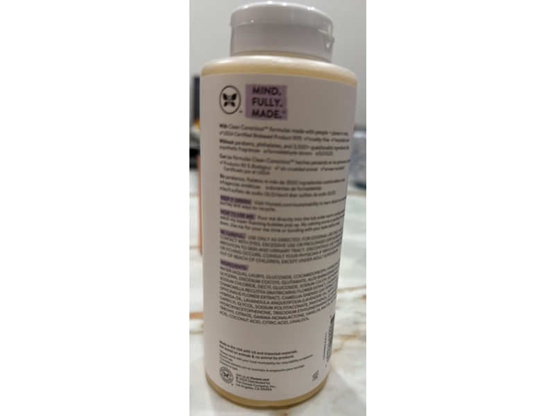 Honest Calm Bubble Bath, Lavender, 12 fl oz/355 mL