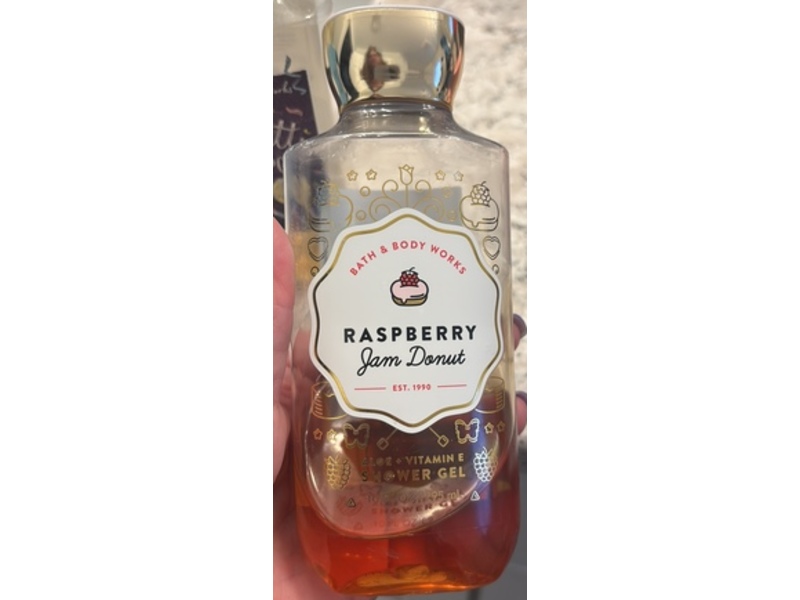 Bath & Body Works Shower Gel, Raspberry Jam Donut, 10 fl oz/295 mL