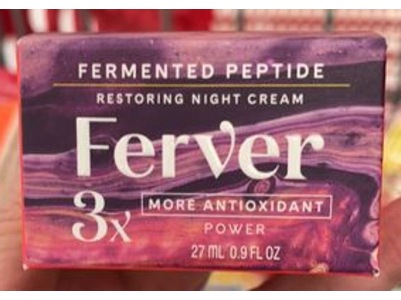Ferver Fermented Peptide Restoring Night Cream, 0.9 fl oz/27 mL