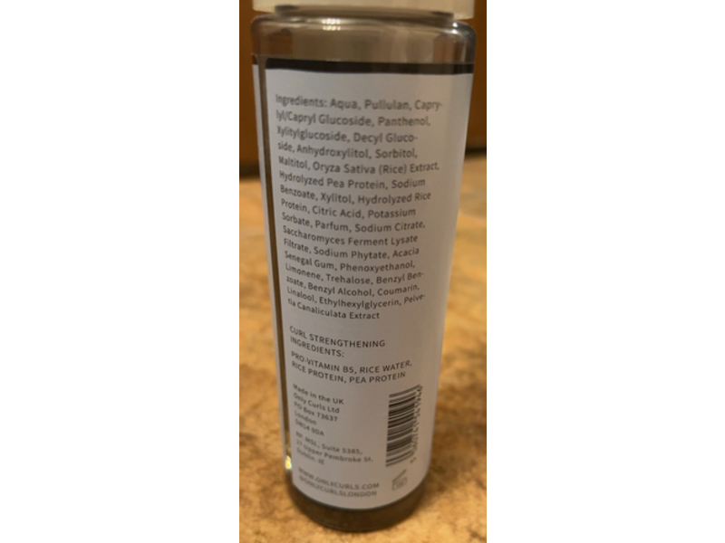 Only Curls Volumising Curl Mousse, Rice Water & Protein, 6.7 fl oz/200 mL