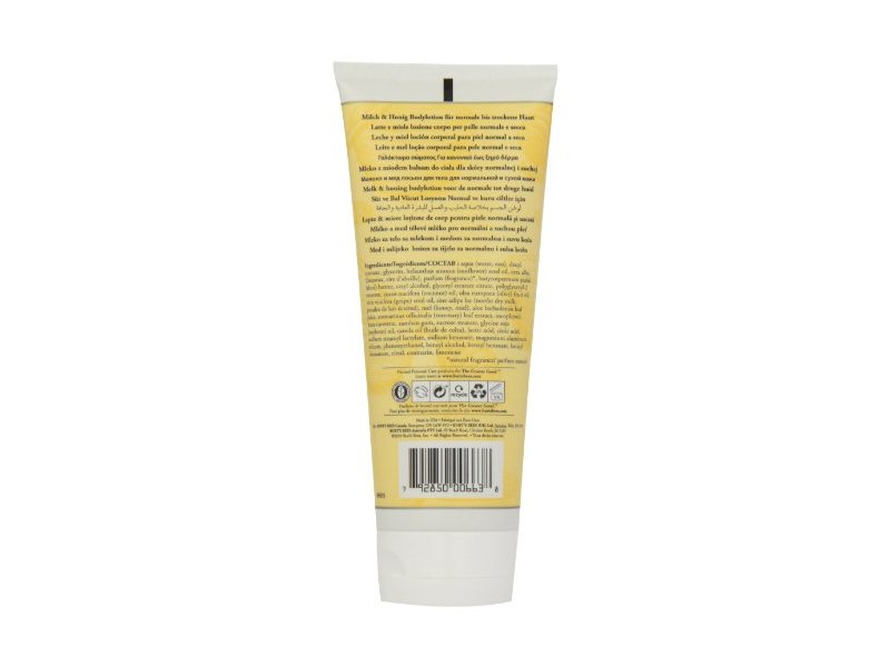 Burt's Bees Body Lotion, Milk & Honey, 6 oz/170 g