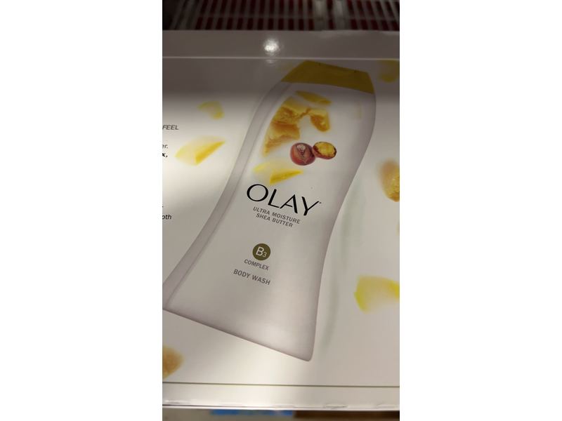 Olay Ultra Moisture Shea Butter Body Wash, B3 Complex, 23.6 fl oz/700 mL, 3 Pack