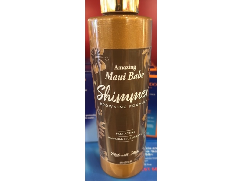 Maui Babe Amazing Shimmer Browning Formula, 8 fl oz/236 mL