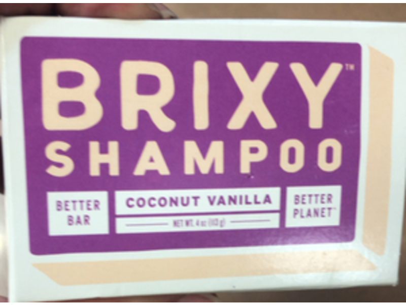 Brixy Shampoo, Coconut Vanilla,4 oz/113 g
