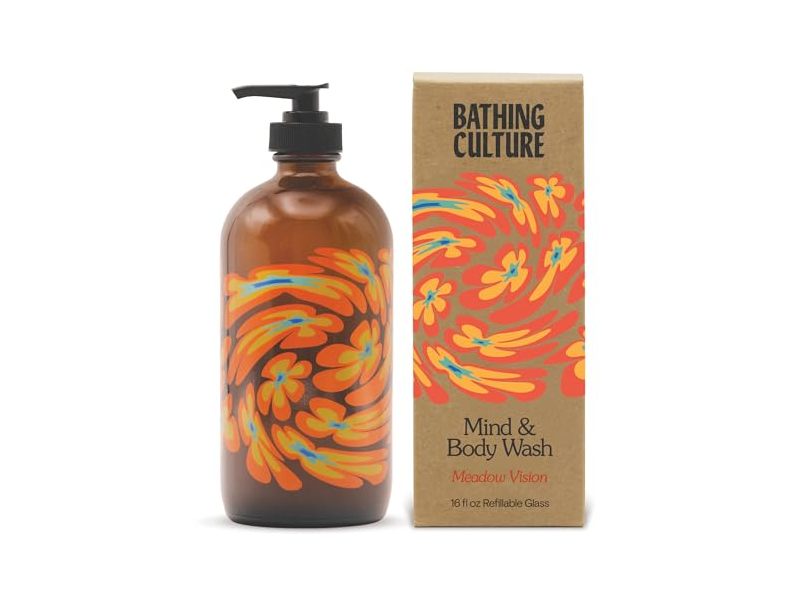 Bathing Culture Mind & Body Wash, Meadow Vision, 16 fl oz/473 mL
