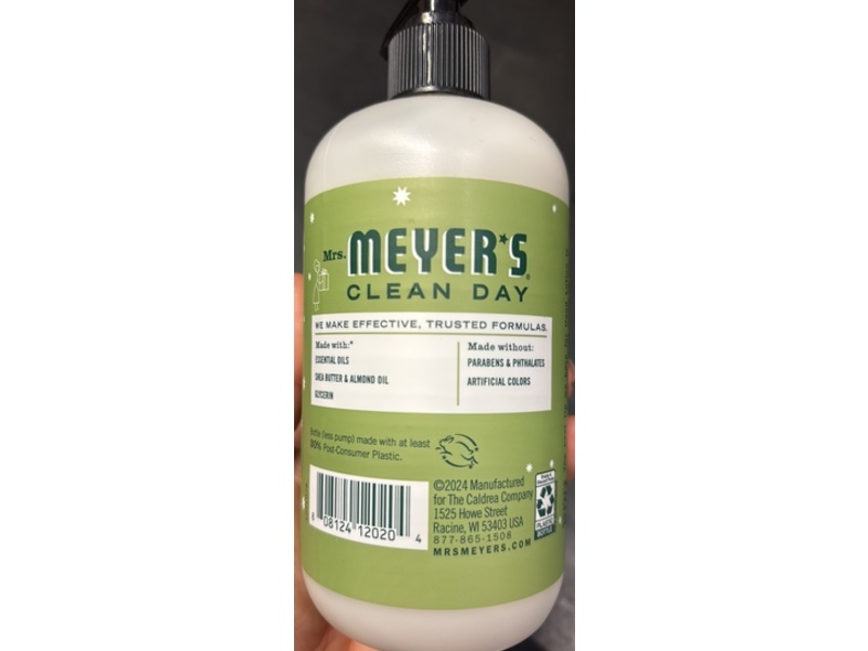 Mrs. Meyer's Clean Day Hand Lotion, Iowa Pine Scent, 12 fl oz/354 mL
