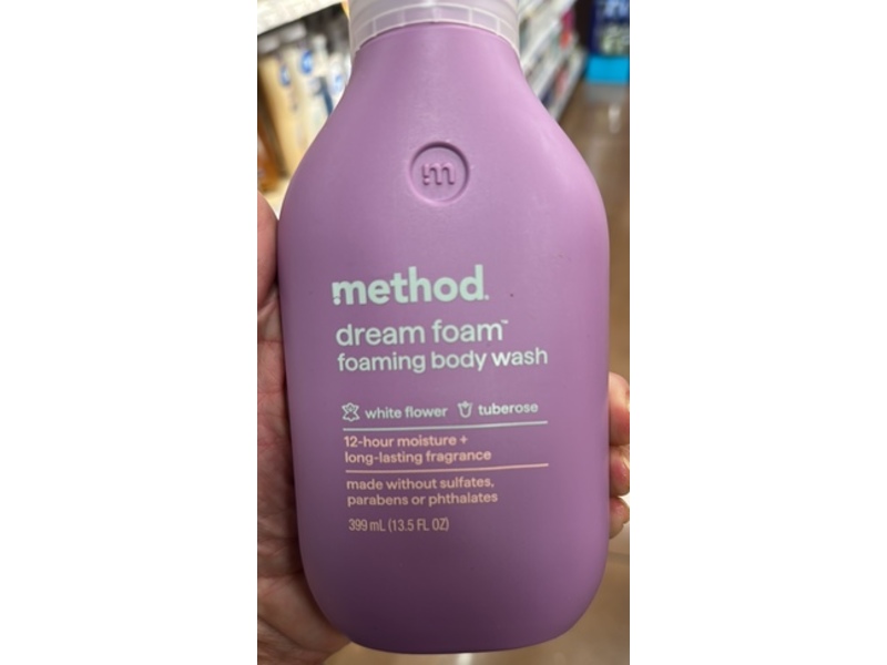 Method Dream Foam Foaming Body Wash, 13.5 fl oz/399 mL