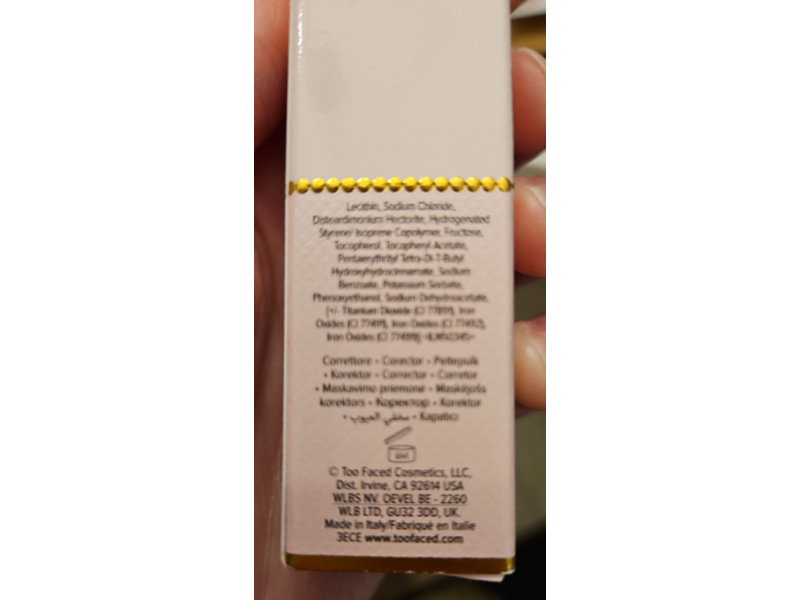 Too Faced Born This Way Ethereal Light Illuminating Smoothing Concealer, Sugar, 0.16 fl oz/5 mL