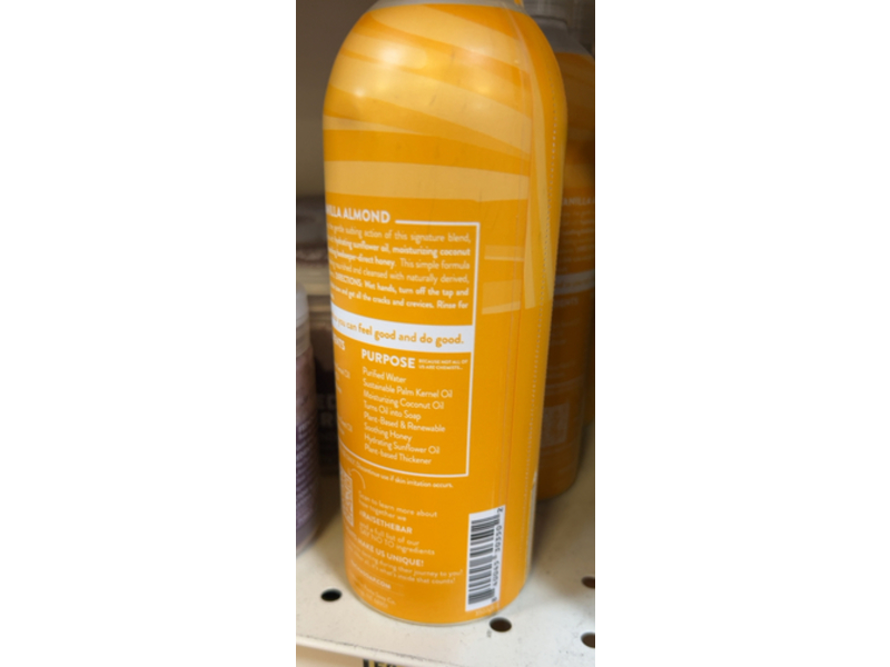 Pacha Soap Co Liquid Hand Soap, Vanilla & Almond, 12 fl oz/354 mL