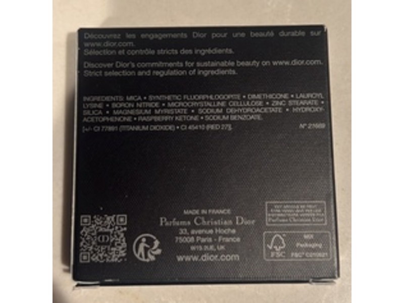 Dior Backstage Rosy Glow Blush, 001 Pink, 0.15 oz/4.5 g