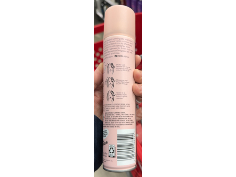 Colab Original Dry Shampoo, Bergamot and Rose Scent, 4.1 oz/117 g