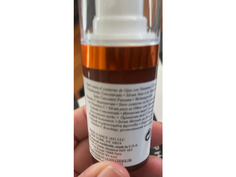 Kiehl's Dark Circle Reducing Vitamin C Eye Serum, 0.5 fl oz/15 mL