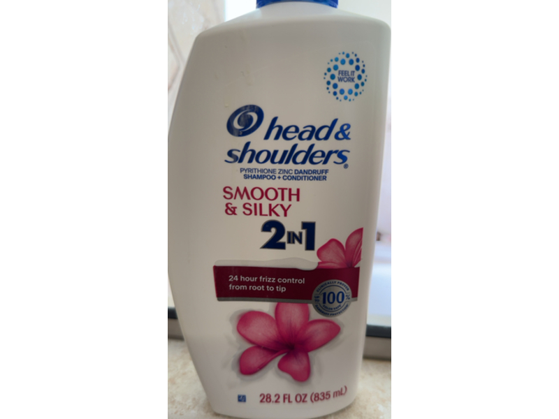 Head & Shoulders Smooth & Silky 2 In 1 Shampoo + Conditioner, 28.2 fl oz/835 mL