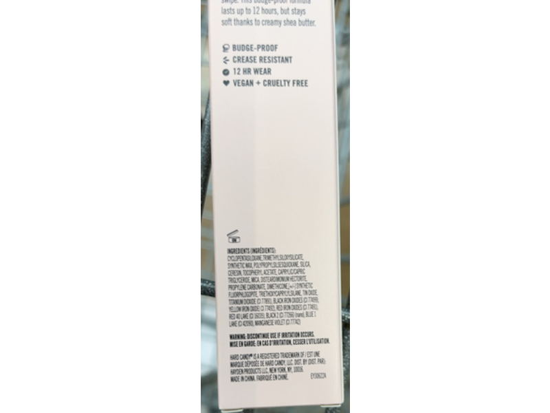 Hardy Candy Eye Def Eyeshadow Marker Shimmer, Pink Ink Metallic, 0.04 oz/1.4 g