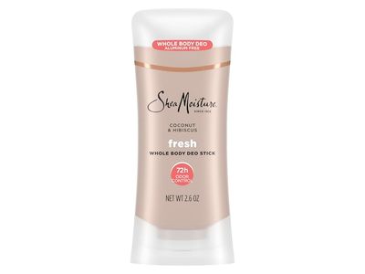 SheaMoisture Fresh Whole Body Deodorant Stick, Coconut & Hibiscus, 2.6 oz