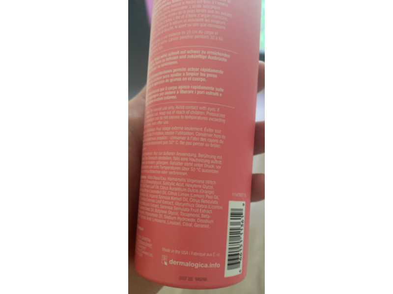 Dermalogica Clear Start Clarifying Body Spray, 6 fl oz/177 mL