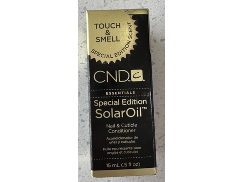 Cnd Nail & Cuticle Conditioner, Solar Oil, 0.5 fl oz/15 mL