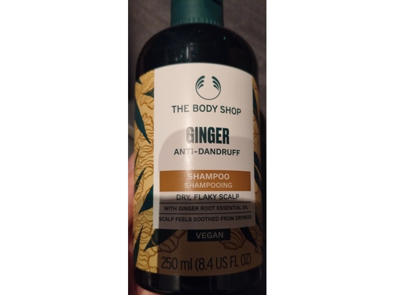 The Body Shop Anti-Dandruff Shampoo, Ginger, 8.4 fl oz/250 mL