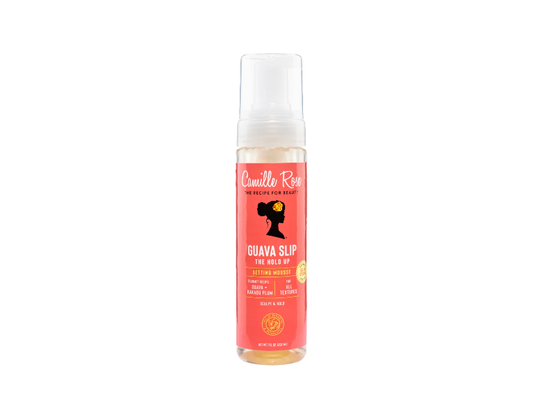 Camille Rose Guava Slip The Hold Up Setting Mousse, Guava + Kakadu Plum, 7 fl oz/207 mL