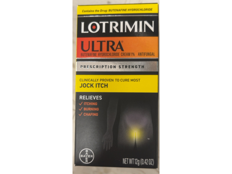 Lotrimin Ultra Prescription Strength Jock Itch Antifungal Cream, 0.42 oz/12 g