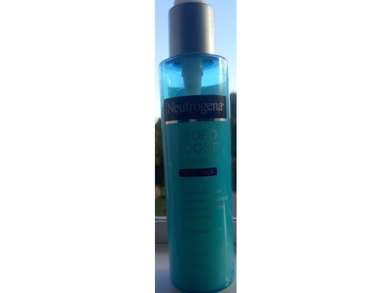 Neutrogena Hydro Boost Cleanser Gelee Milk, Hyaluronic Acid, 145 g