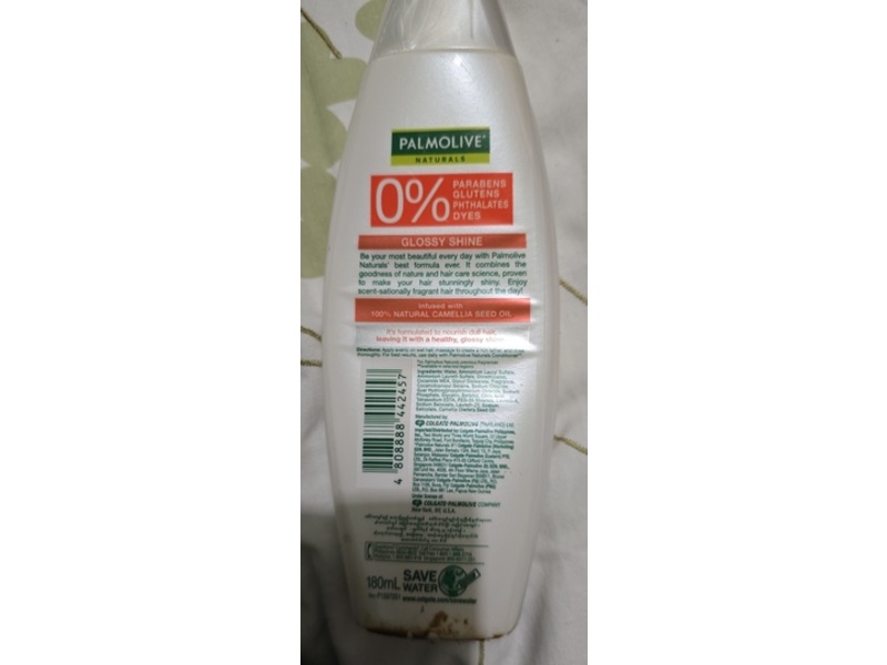 Palmolive Glossy Shine Shampoo & Conditioner, Camellia Oil, 180 mL