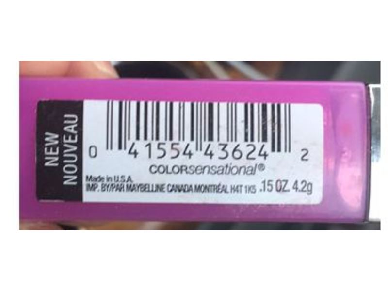 Maybelline New York Color Sensational Rebel Bloom Lipstick, 740 Coral Burst, 0.15 oz/4.2 g