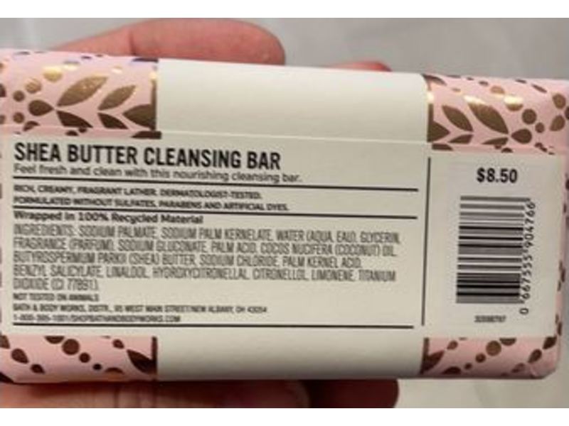 Bath & Body Works Cleansing Bar, Pure Wonder, 5 oz/141.75 g